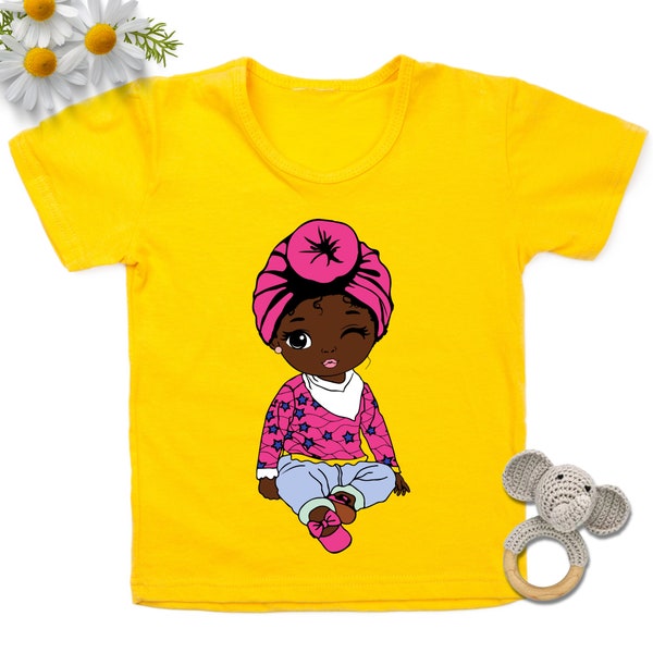 Afro-Mädchen-T-Shirt, schwarzes Frauen-Hemd, afrikanisches Frauen-T-Shirt-Design, afroamerikanisches Mädchen mit Afro-Haar-T-Shirt, schwarzes Königin-Hemd, Königin