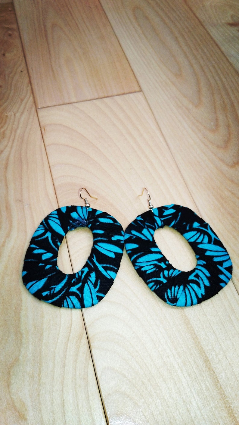 African fabric bangleafrican earringafrican braceletafrican jewelryAfrican hoopsAfrican fabricAfrican PrintAnkara DressAfrican Dress