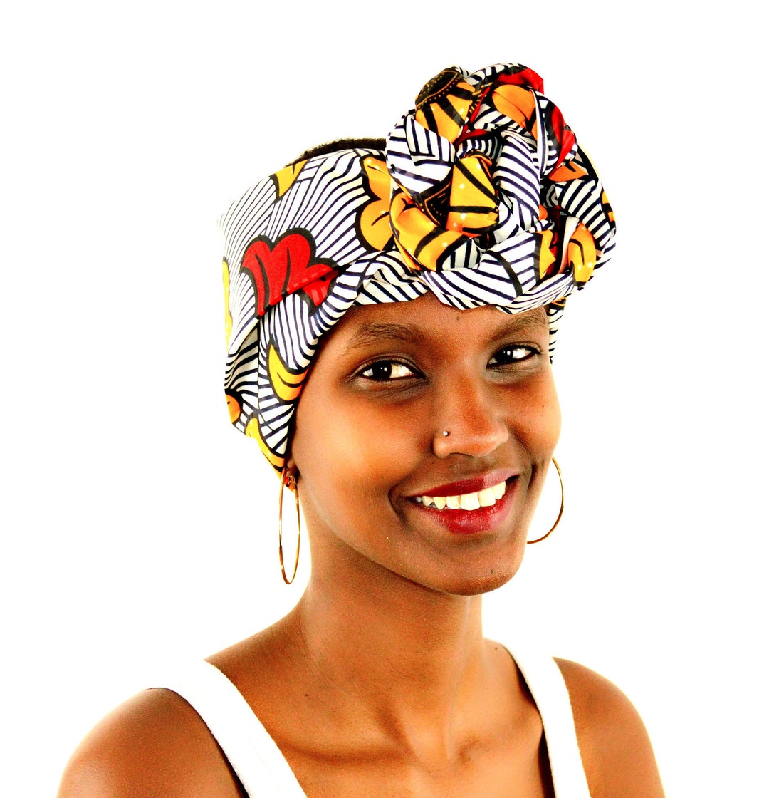 African Head Wrap / African Clothing for Women / African Wrap Scarf