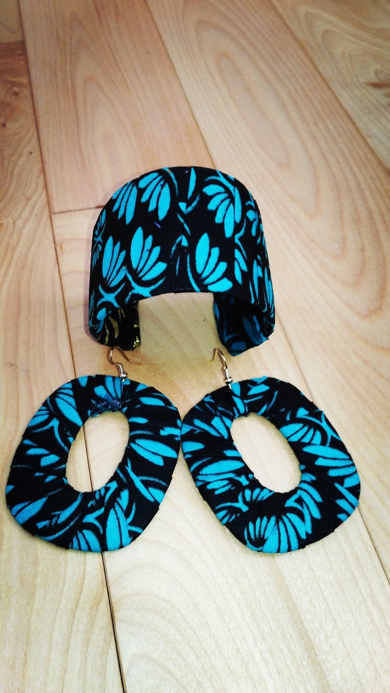 African fabric bangleafrican earringafrican braceletafrican jewelryAfrican hoopsAfrican fabricAfrican PrintAnkara DressAfrican Dress