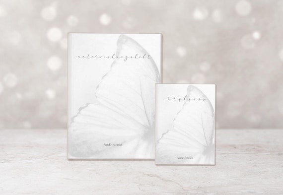 Set U-Heft und Impfpass Hülle | Untersuchungshefthülle Schmetterling | personalisiert | Schutzhülle mit Namen