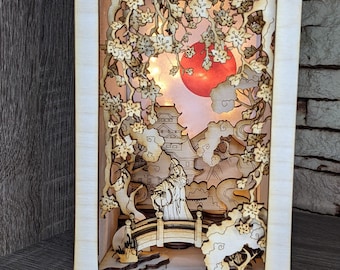 Japanese Garden Book Nook - Etsy