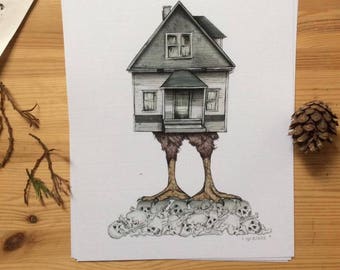 Ilustración Baba Yaga