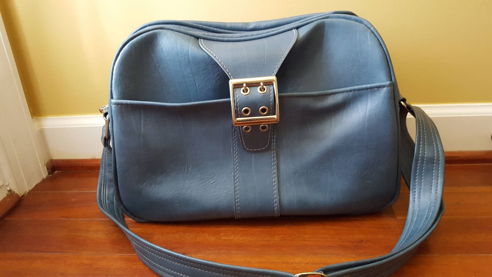 Vintage Samsonite Talon Blue Luggage Bag Overnight Weekend | Etsy