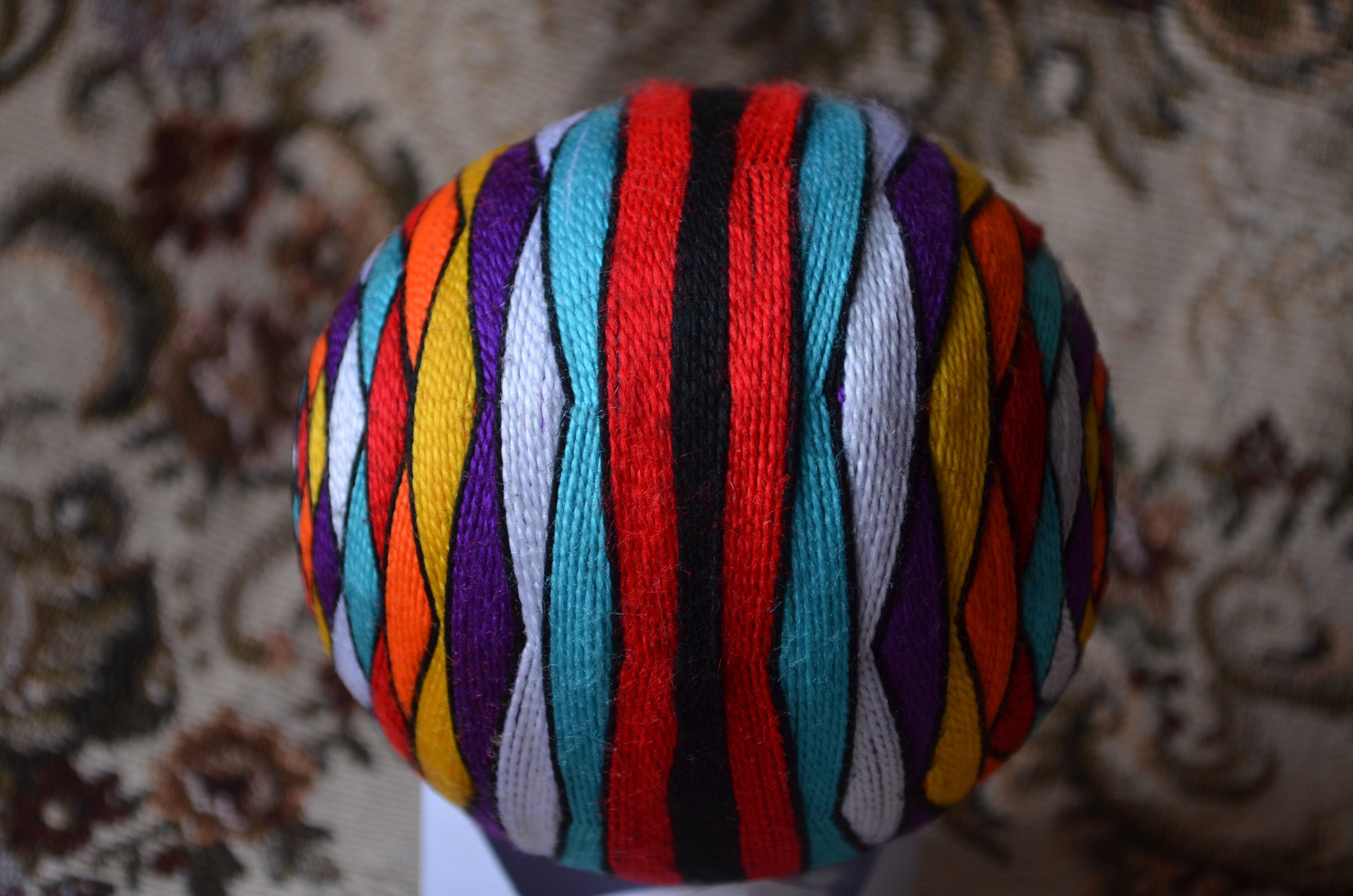 Temarijapanese Temari Ball, Handmade Japanese Craft Embroidery, Gift