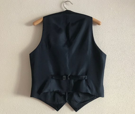 Men's Vest Blue Vest Navy Blue Gentlemen's Vest M… - image 6