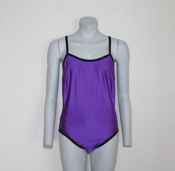 neon purple bathing suit