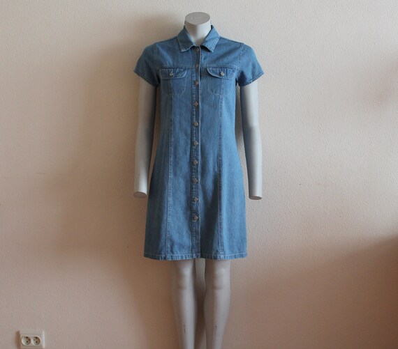 vintage denim dress