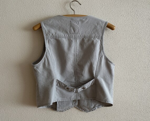 Women's Vest Grey Vest Gray Womens Waistcoat Fitt… - image 10