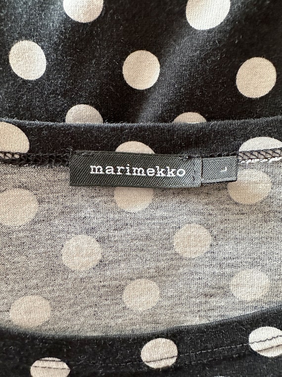 Vintage MARIMEKKO Shirt Polka Dot Top Long Sleeve… - image 5