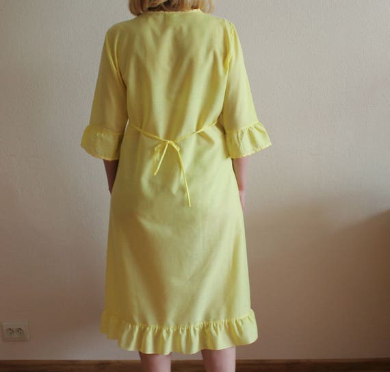 Vintage Nightgown Midi Dressing Gown Nightdress Y… - image 5