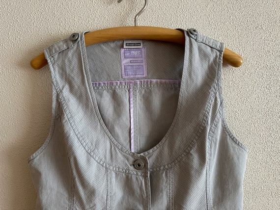 Women's Vest Grey Vest Gray Womens Waistcoat Fitt… - image 8