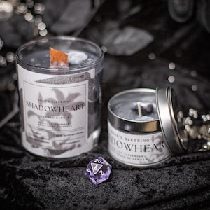 SHADOWHEART inspired candle - 'Shar's Blessing' Baldur's Gate 3 inspired soy candles