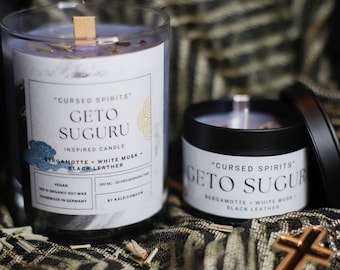 GETO SUGURU inspired candle - &#39;Cursed Spirits&#39; Jujutsu kaisen inspired soy candle