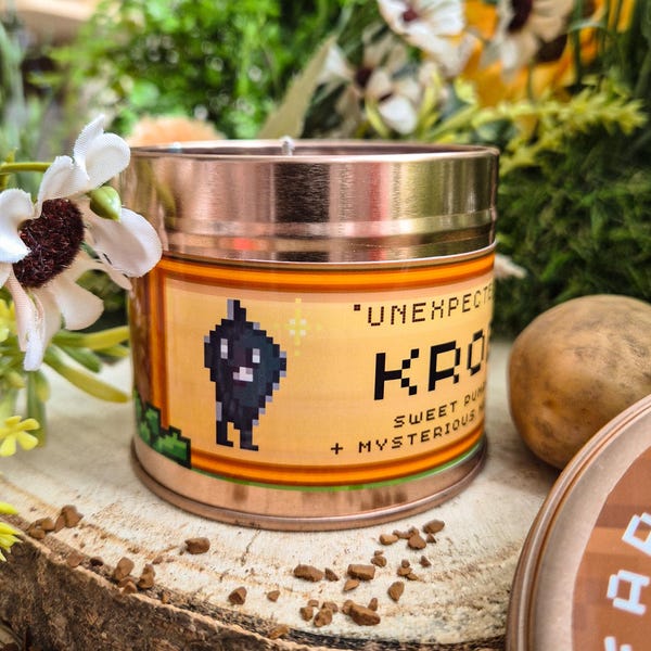 Krobus inspired candle l Unexpected Friend l Stardew Valley inspired soy Candles 250 ML