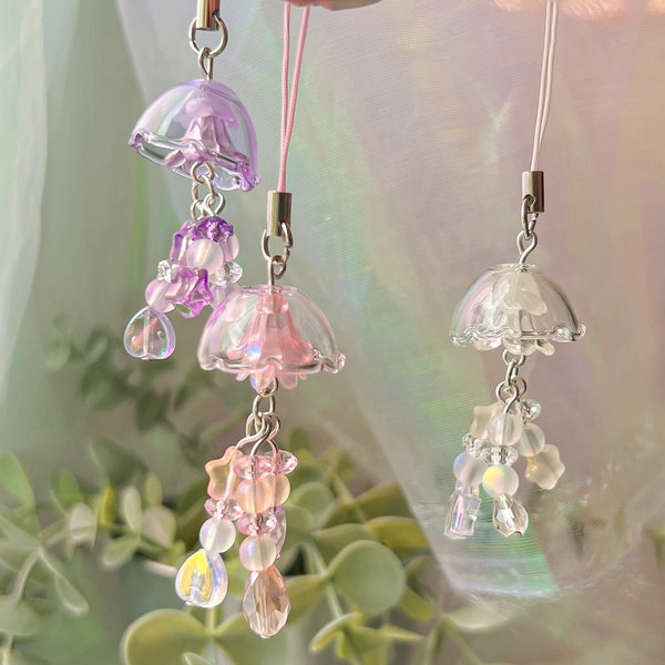 Jellyfish Keychain / Phone Charm