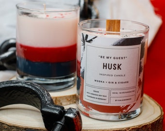HUSK inspired candle - 'Be My Guest'' Hazbin Hotel inspired soy candle