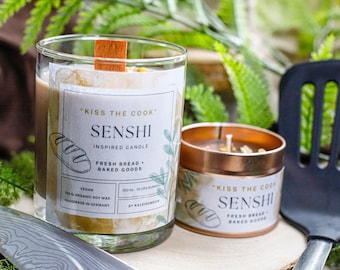 Vela de soja inspirada en SENSHI l Dungeon Meshi Vela perfumada inspirada en Delicious Dungeon l vela de soja l hecha a mano