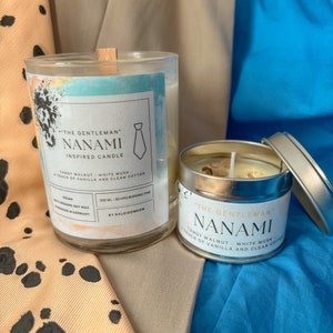 NANAMI inspired candle - &#39;THE GENTLEMAN&#39; Jujutsu kaisen inspired soy candles