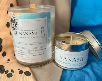 NANAMI inspired candle - &#39;THE GENTLEMAN&#39; Jujutsu kaisen inspired soy candles