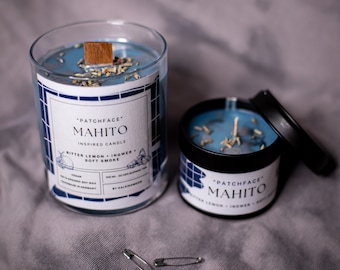 MAHITO inspired candle - &#39;Patchface&#39; Jujutsu kaisen inspired soy candle