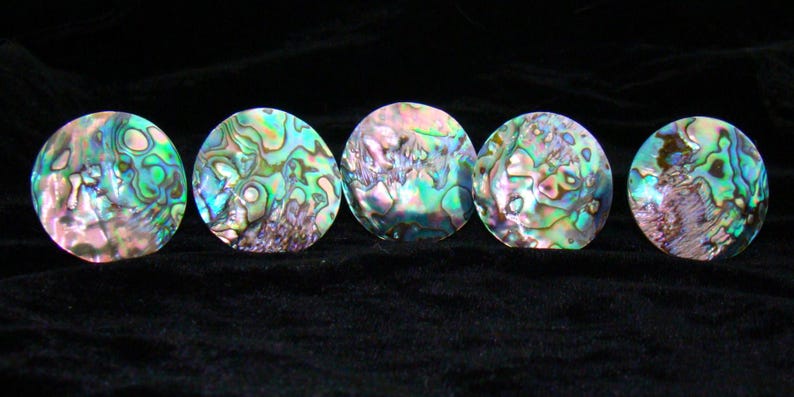 Abalone Shell Cabinet Knobs Beautiful collors image 2