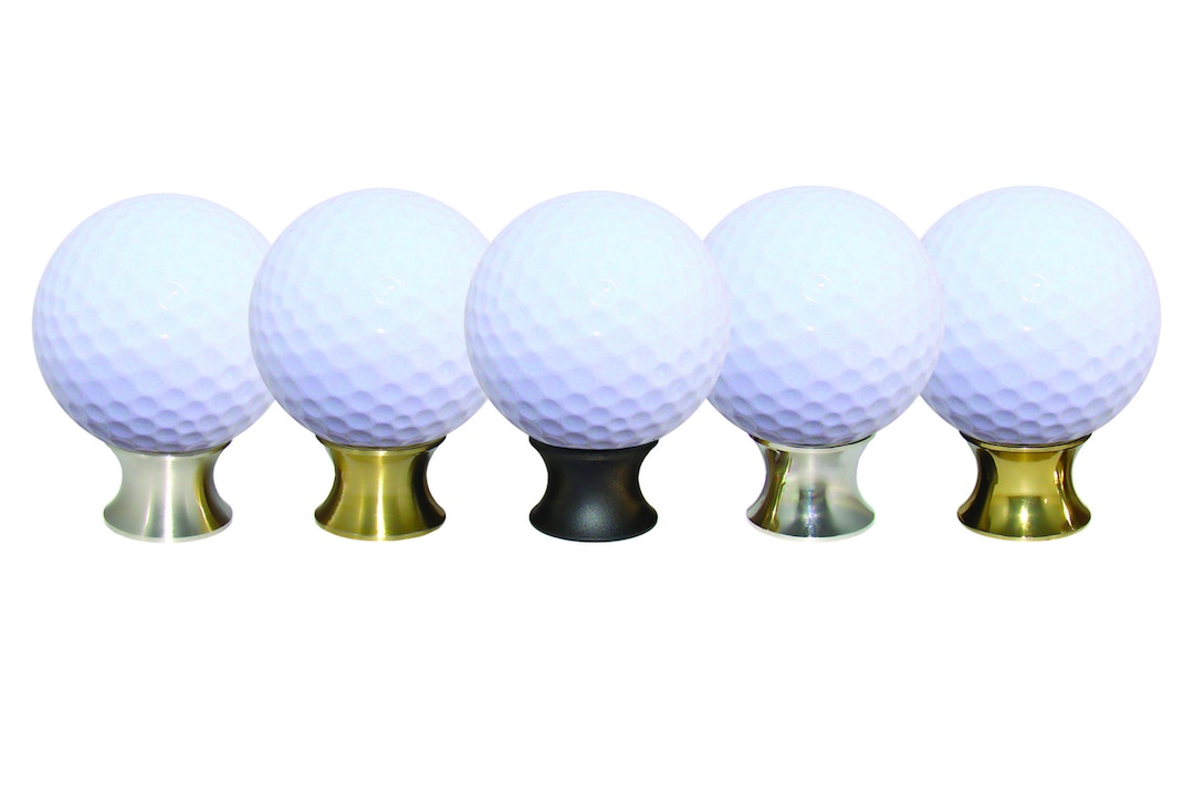Golf Ball Knobs Choice of 5 Finishes Etsy