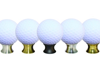 Golf Ball Cabinet Knobs - choice of 5 finishes