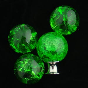 EverGreen Cracked Glass 40mm Cabinet Knob
