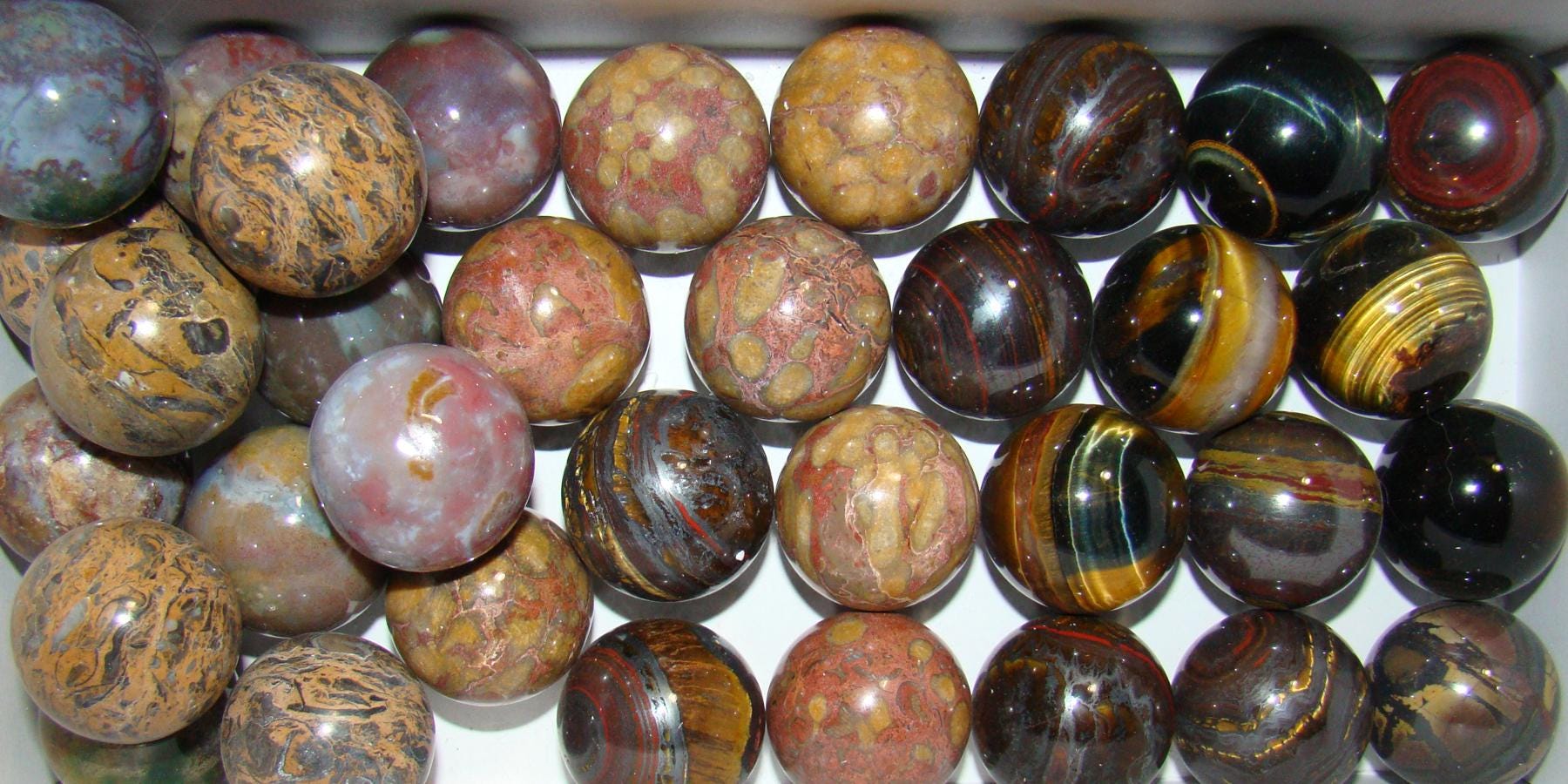 30mm Gemstone Spheres in Gold and Brown or Yellows 5 for 6 Dollars - Etsy