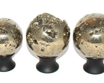 Pyrite Cabinet Knob about 1 5/8 inch sphere