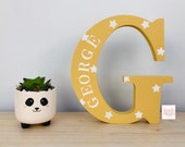 20cm Personalised Engraved wooden Letter, Initial, name, wooden letters, wooden letters for nursery decor, childrens bedroom decor