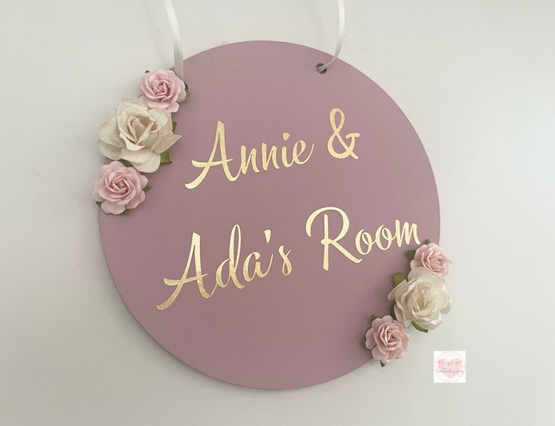 Personalised Bedroom Door Plaques / Wall Decor Hangers With Etsy UK