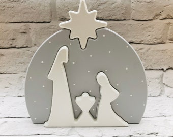 Interlocking Nativity Set, Christmas Decoration