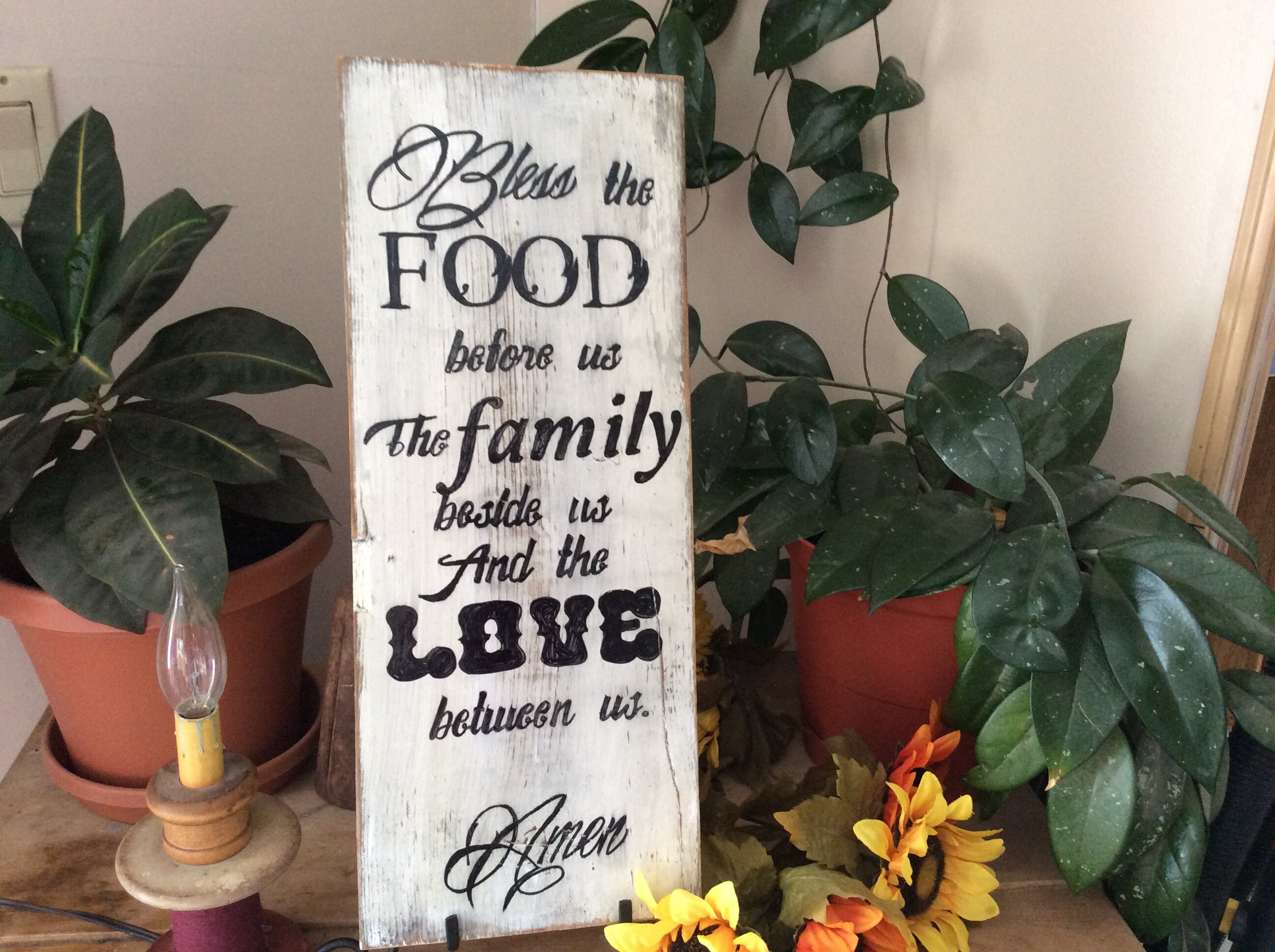 Kitchen Decor Western Kitchen Decor Bless The Food Before Us