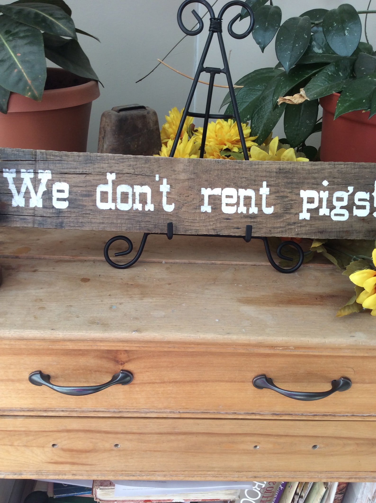 Lonesome Dove Sign We Dont Rent Pigs Hat Creek Cattle Etsy