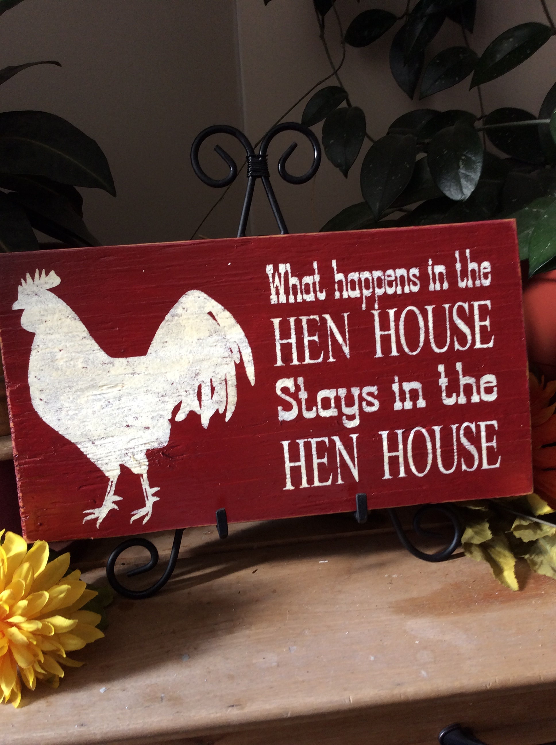  Chicken Coop Sign Western Home Decor Rustic Kitchen 