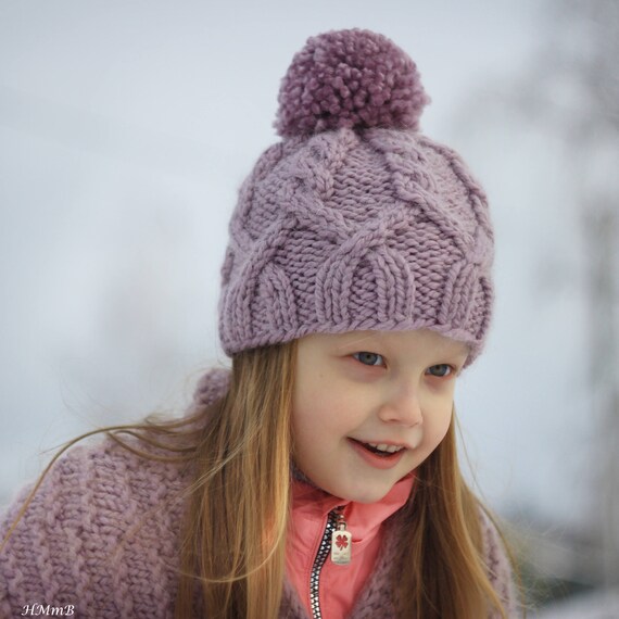 Knitting Pattern No 41 Knitting Hat Pattern Toddler Child And Adult Sizes Winter Pattern Hat Beanie Pattern Hat Cable Pattern Hat