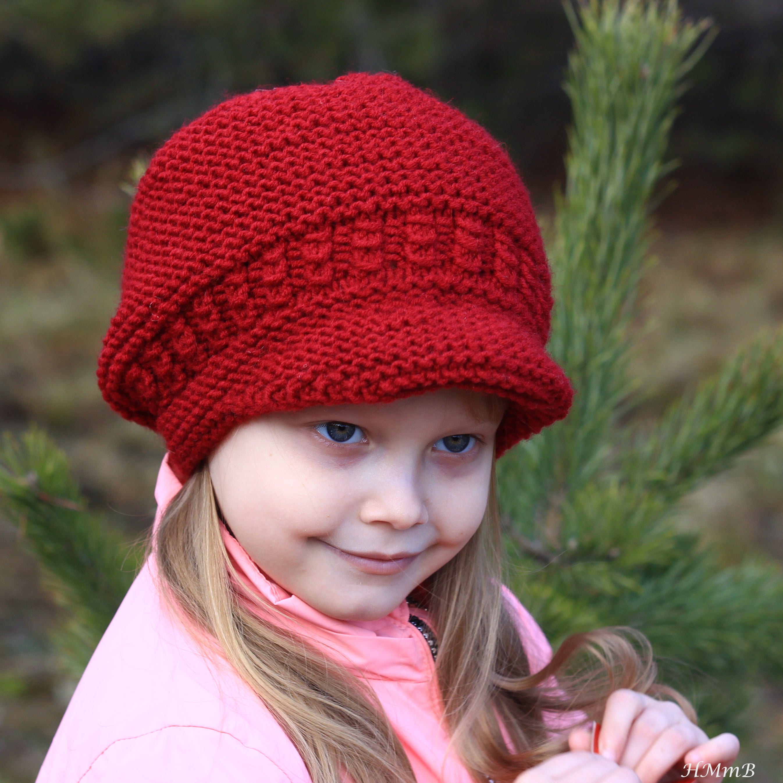 KNITTING PATTERN No 25 Brimmed Hat Pattern toddler Child Etsy