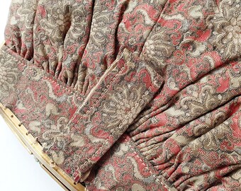 アールヌーボー様式のイブニングバッグ、赤と金、1920 年代、20 年代