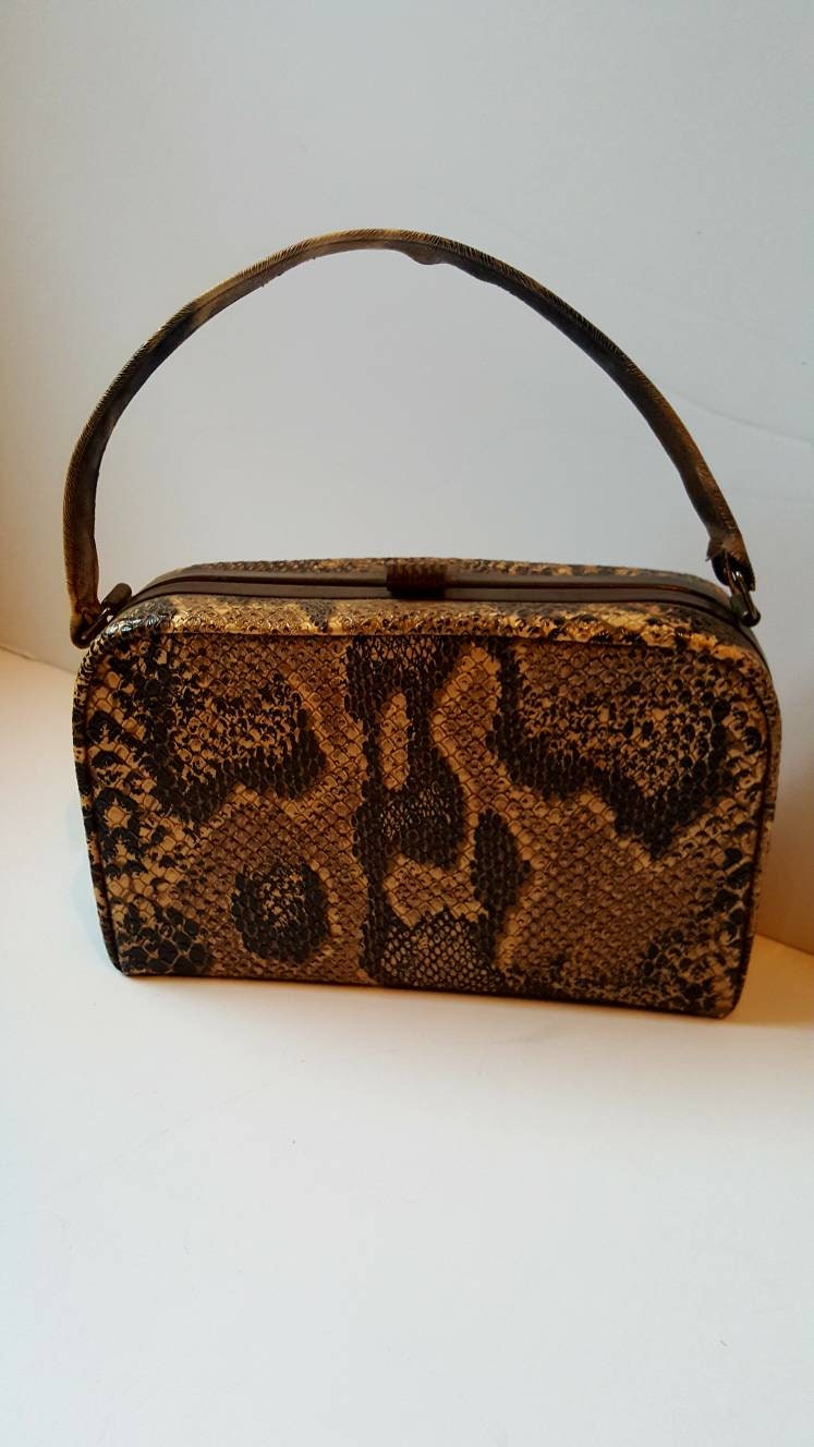 1940s snakeskin bag Schweiz