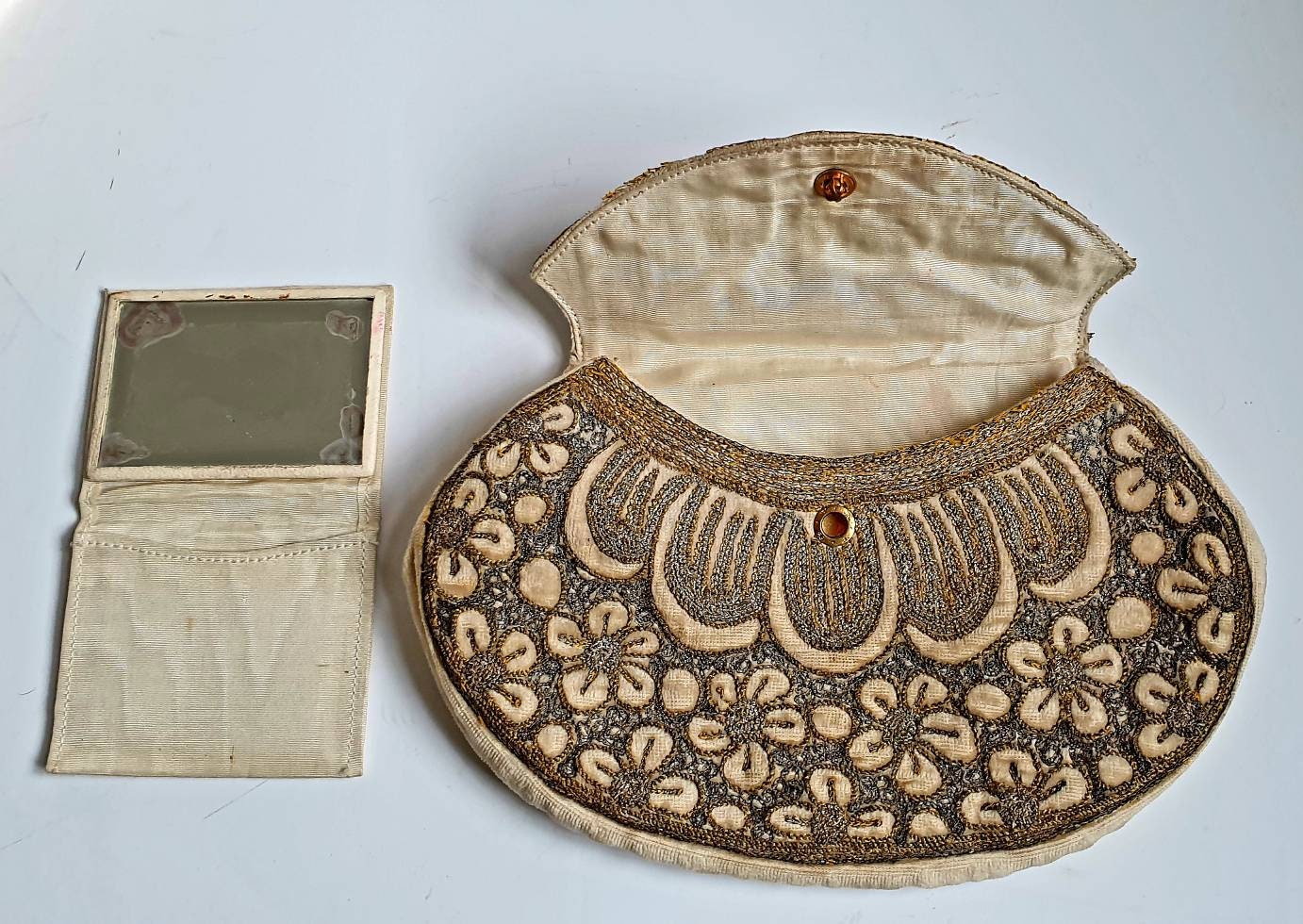 Antique Bag 1930's Vintage Wedding Bag Embroidered Bag Etsy