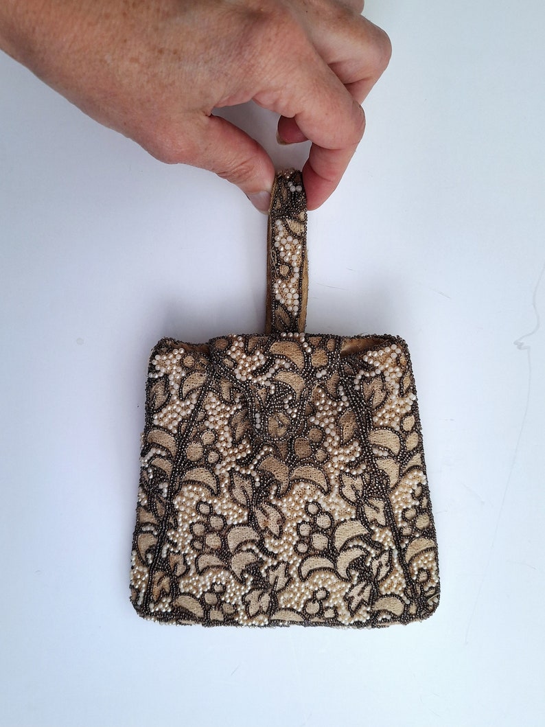 Art Deco Beaded Evening Purse: 1930s Vintage Wedding Bag - Etsy