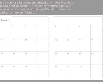 Two Page Traveler's Notebook Insert - Digital