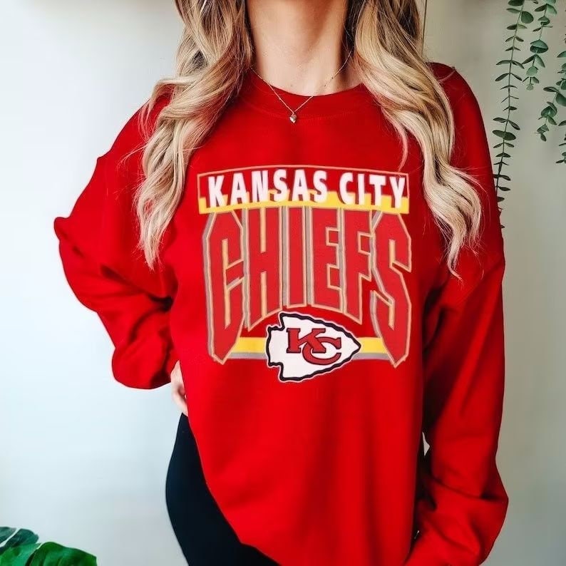 Vintage Kansas City Football Sweatshirt Football Sweatshirts, Kansas City Sweatshirts, Football Crewnecks, And Football Fan Gifts Shirtstore24H