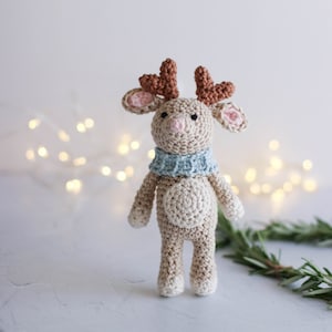 Crochet reindeer pattern // Amigurumi reindeer // Christmas crochet pattern // PDF pattern