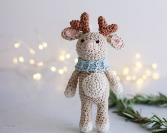 Crochet reindeer pattern // Amigurumi reindeer // Christmas crochet pattern // PDF pattern