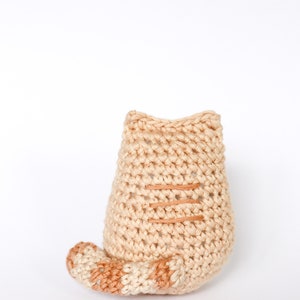 Crochet cat pattern // Christmas ornament pattern // amigurumi cat crochet pattern image 4