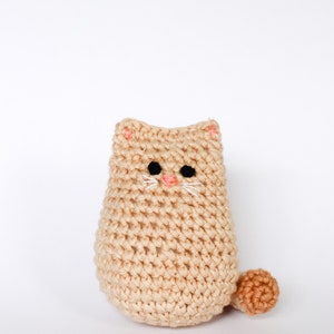 Crochet cat pattern // Christmas ornament pattern // amigurumi cat crochet pattern image 3