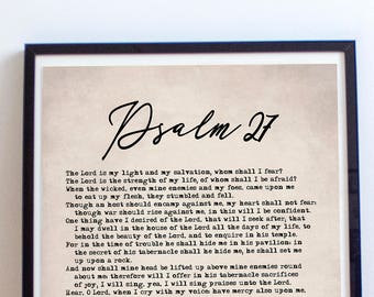 Psalm 27 | Etsy